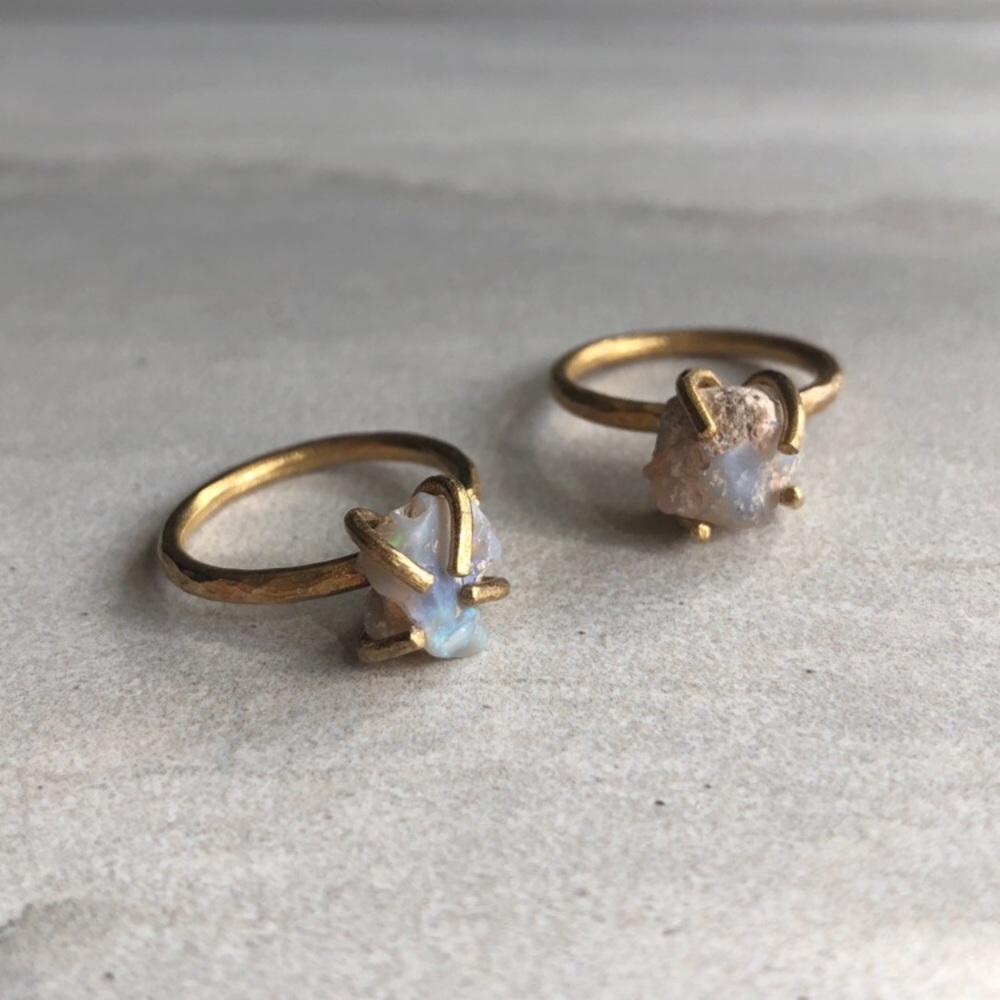 ❗️LAST❗️Raw Opal Natural Stone Ring - Picture 3 of 8